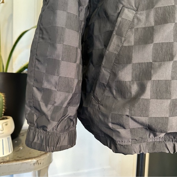 Women's Nike Sportswear Icon Clash Black Checkered Windbreaker Jacket XS - Picture 4 of 15